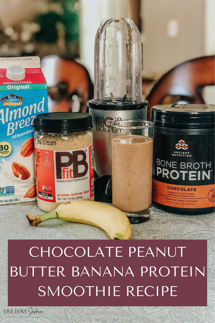 chocolate peanut butter smoothie