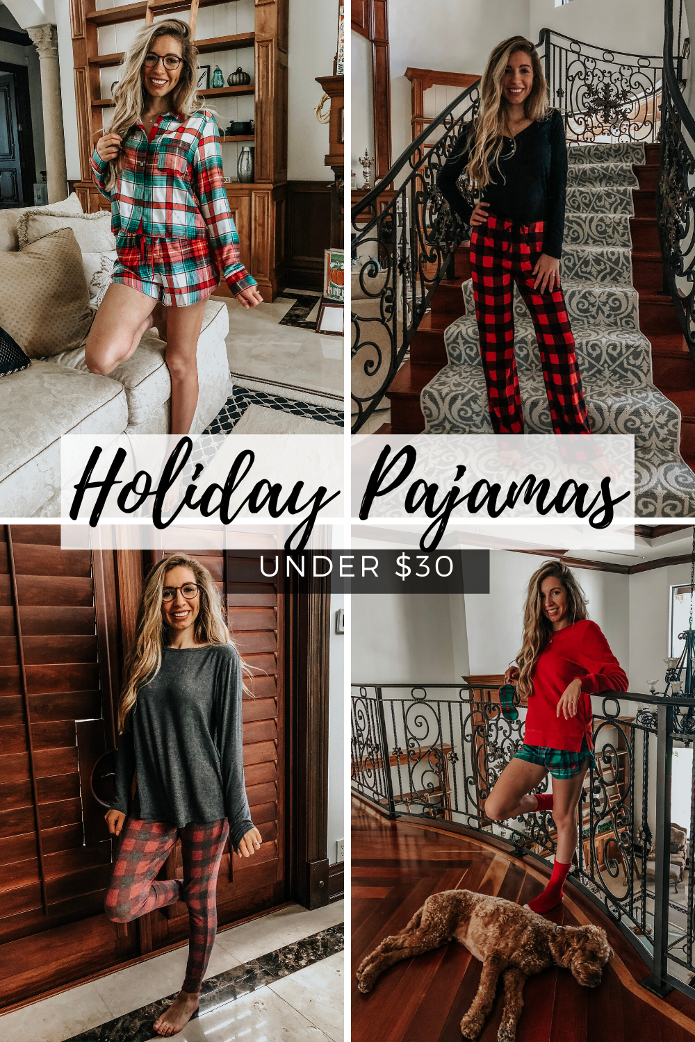 Holiday Pajamas Under $30