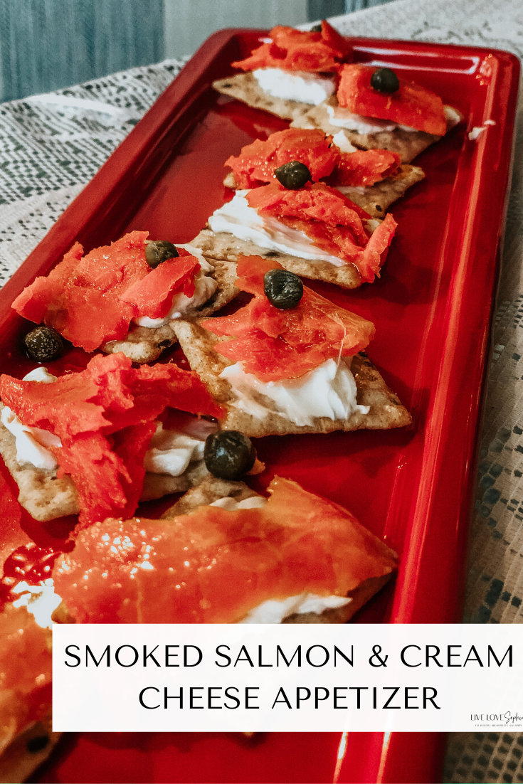 Easy Appetizer | Smoked Salmon & Cream Cheese