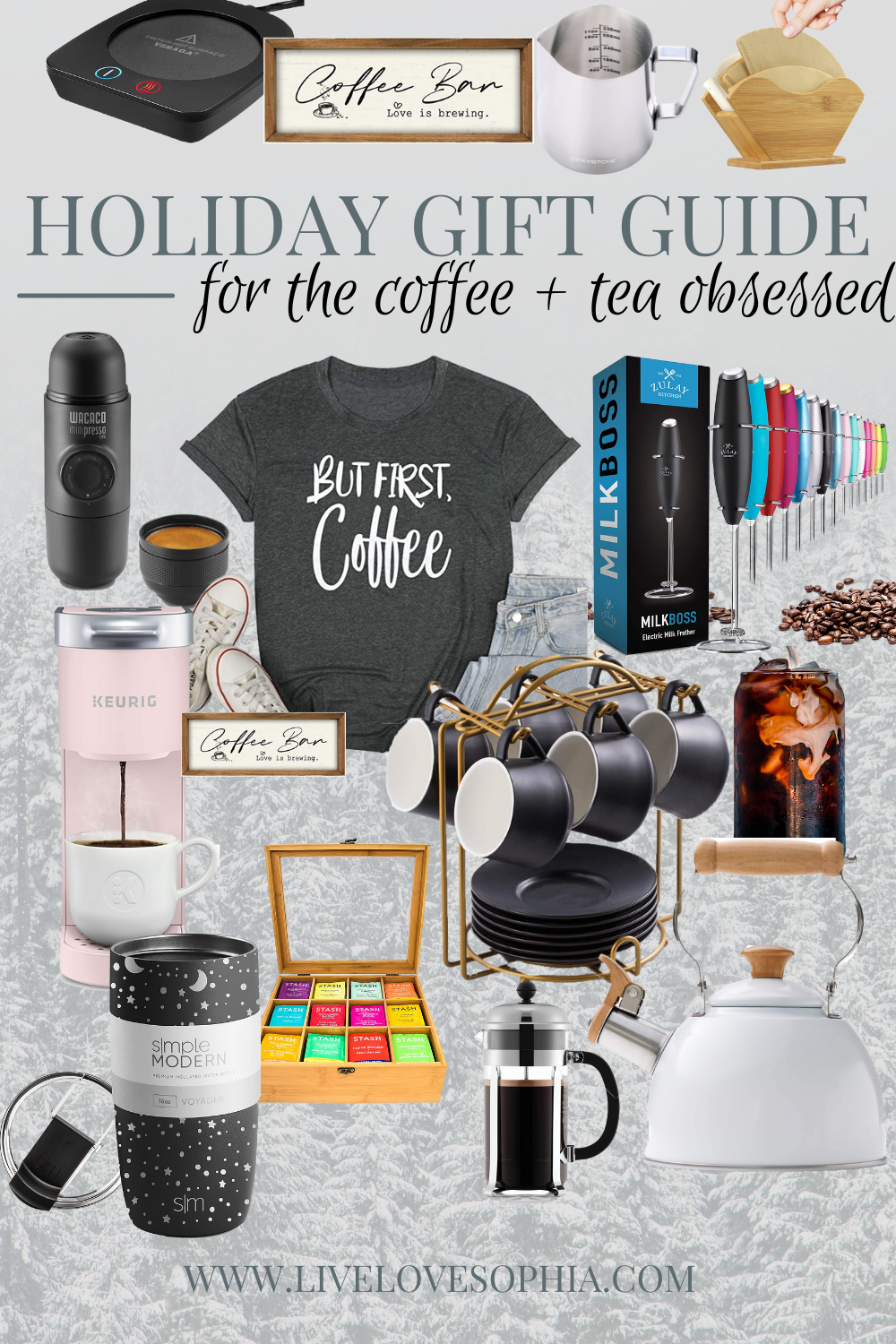 Holiday Gift Guide | For The Coffee + Tea Obsessed