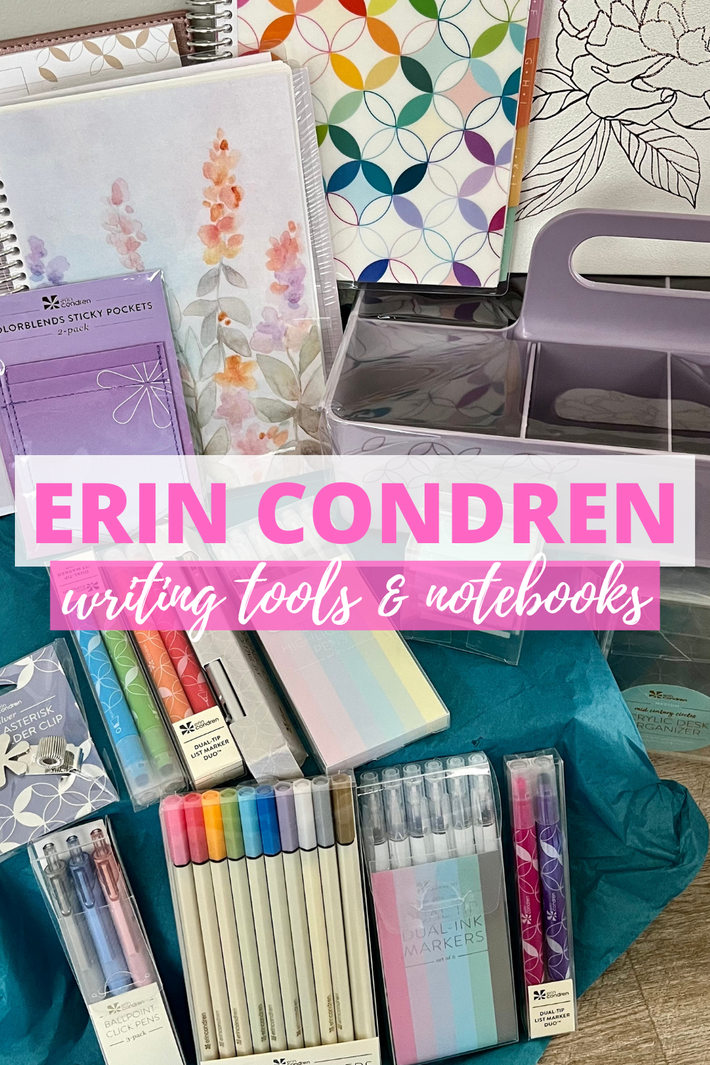 Time to Organize for Spring | Erin Condren Notebooks & Writing Tools